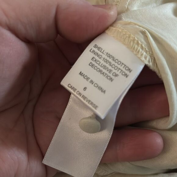 Happy x nature eyelet coquette ruffle romper NWT cream white 6 flaw fairy preppy - Picture 11 of 11